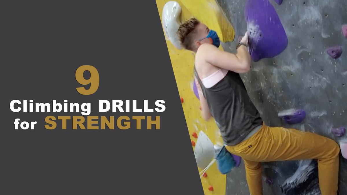 'Video thumbnail for 9 Climbing Drills For Strength'