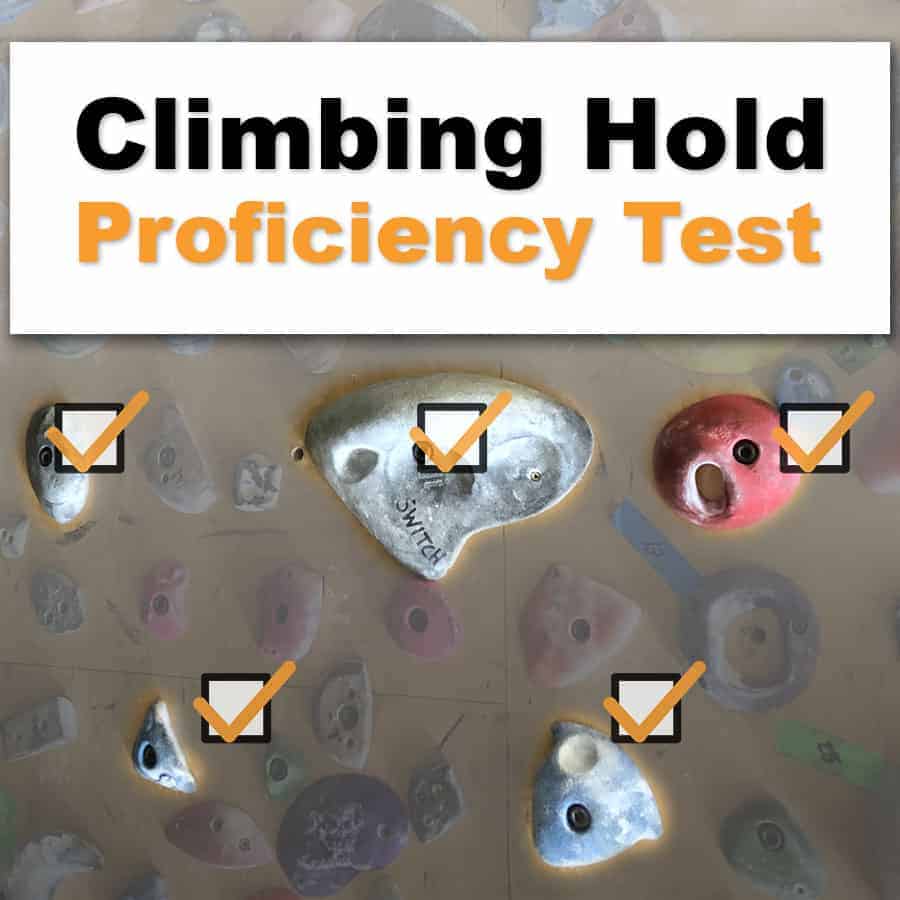climbing hold proficiency test icon
