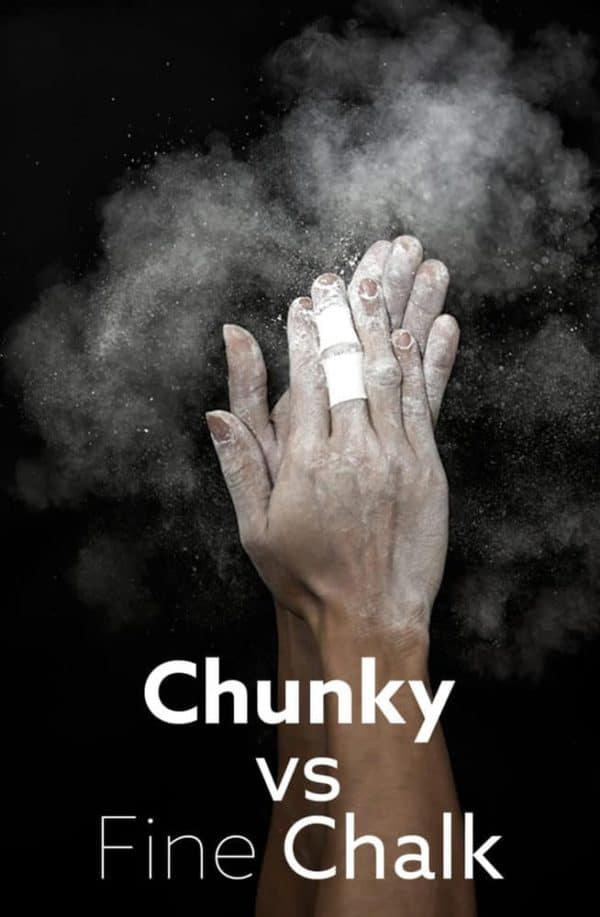 Climbing Chalk Chunky vs. Fine Send Edition