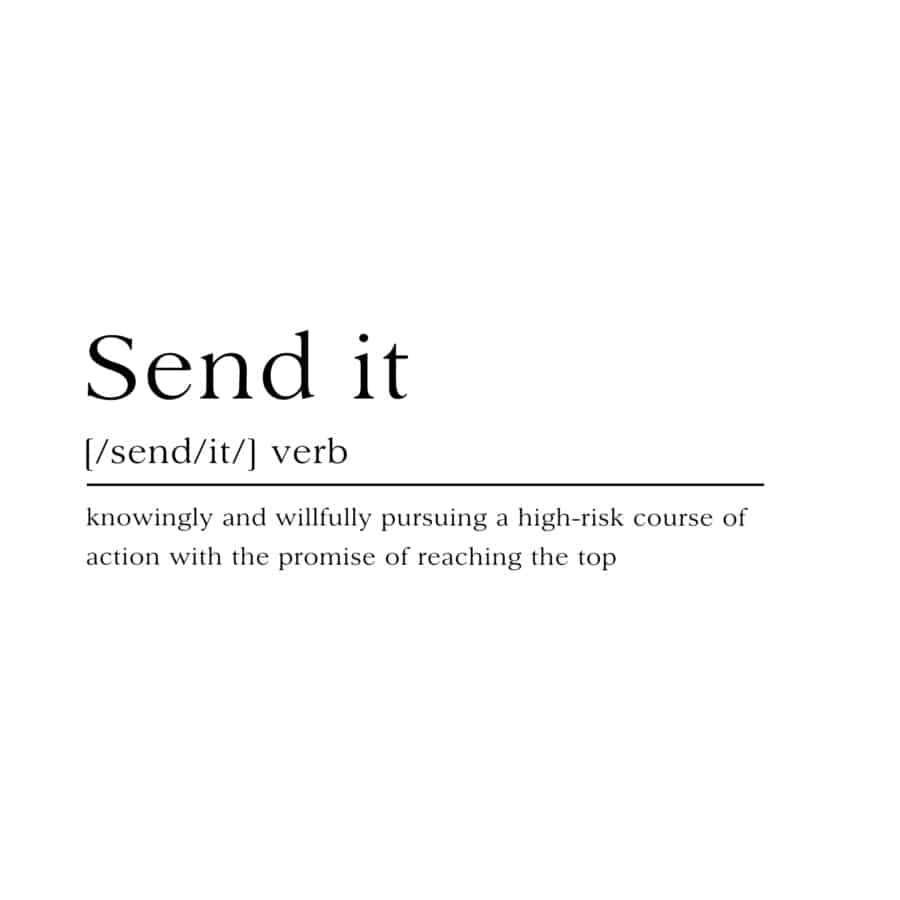 Send-It-Definition-Black-Square | Send Edition
