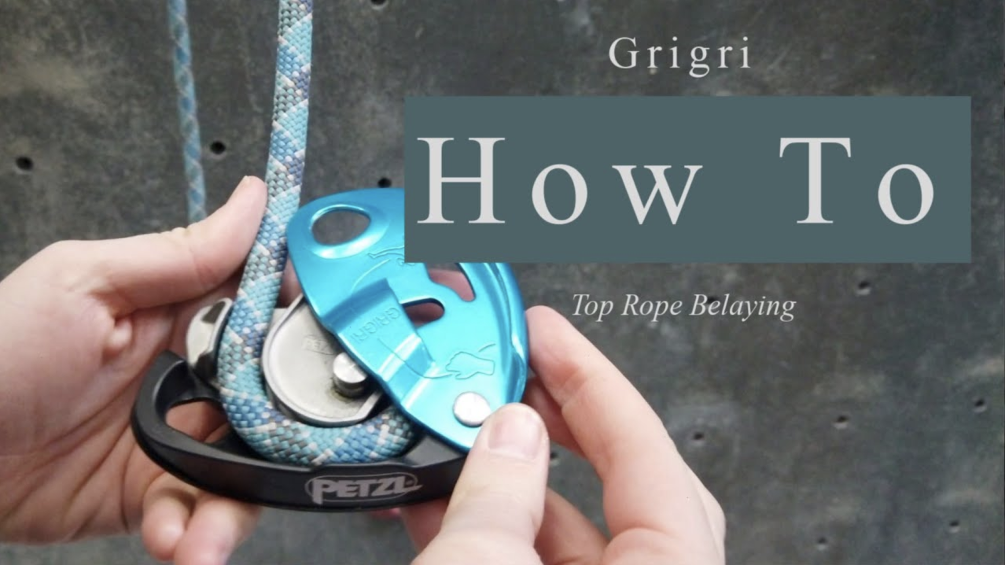 How To Belay With A Grigri For Top Rope Climbing With photos and video Send Edition